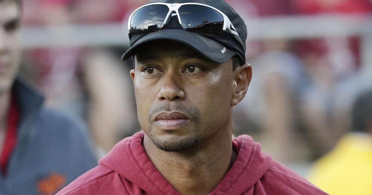 Looks like someone dug up a real photo of Tiger Woods in Braves