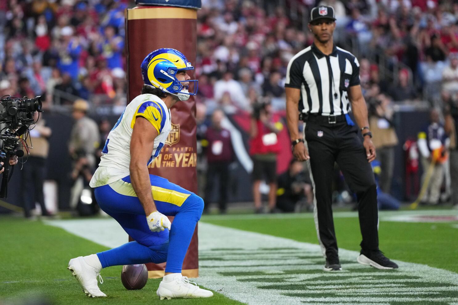 Rams star Puka Nacua tells livestreamers that NFL refs 'are the worst' - Los Angeles Times