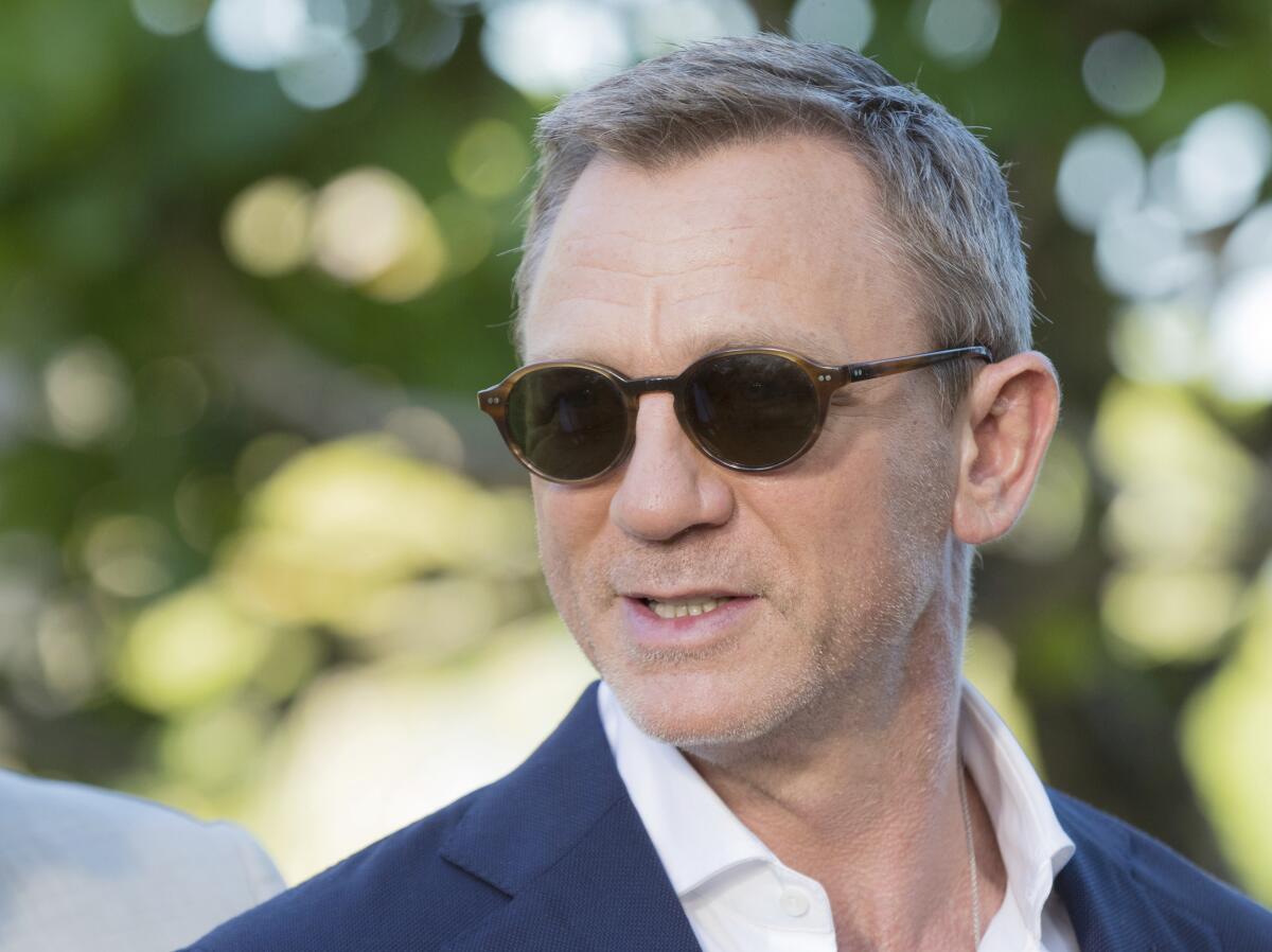 Actor Daniel Craig, star of the James Bond films