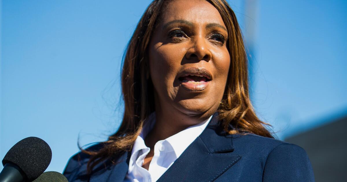 O Departamento de Justiça mais uma vez falhou em indiciar novamente o Atty de Nova York. General Letitia James, uma fonte da AP disse O Departamento de Justiça mais uma vez falhou em indiciar novamente o Atty de Nova York. General Letitia James, uma fonte da AP disse