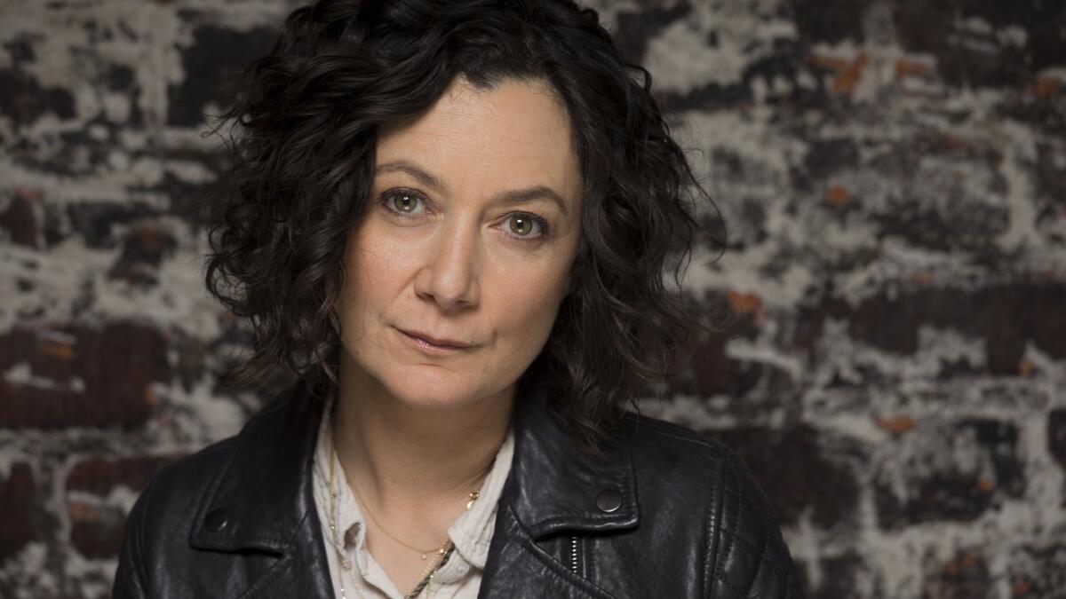 Actress Sara Gilbert earlier this year returned to her role as Darlene Conner in ABC's revival of the TV series "Roseanne."