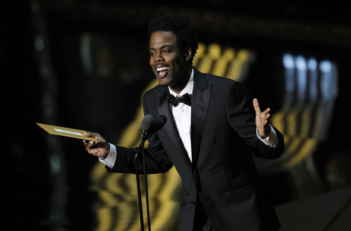 Chris Rock will again host the Oscars this year.