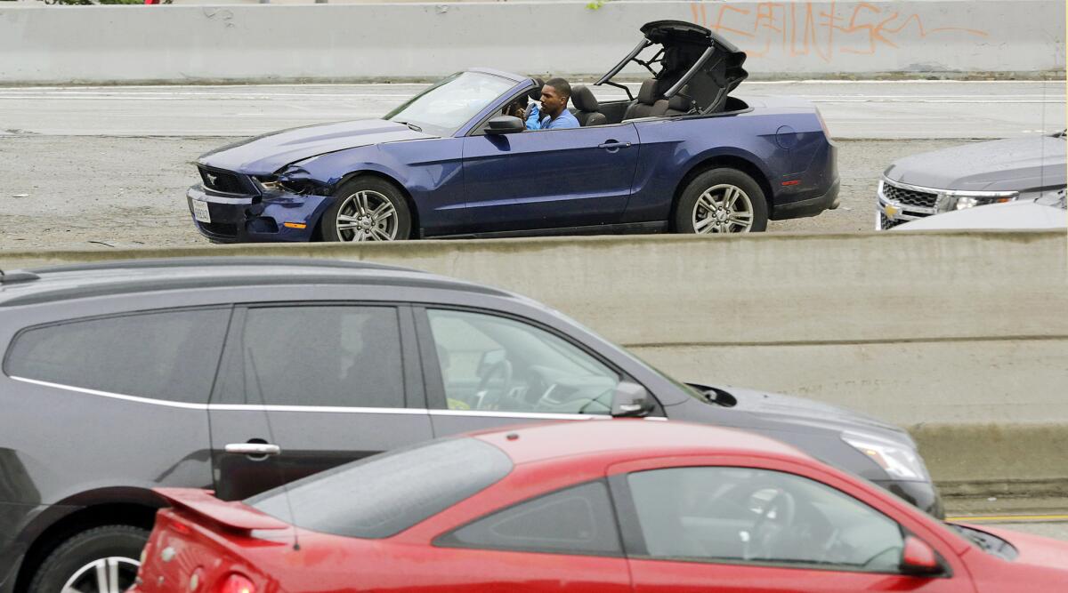 Herschel Reynolds, 20, the driver in Thursday's televised car chase through Hollywood, was a trained tactical vehicle driver for the U.S. Marine Corps before being “prematurely discharged” in January.