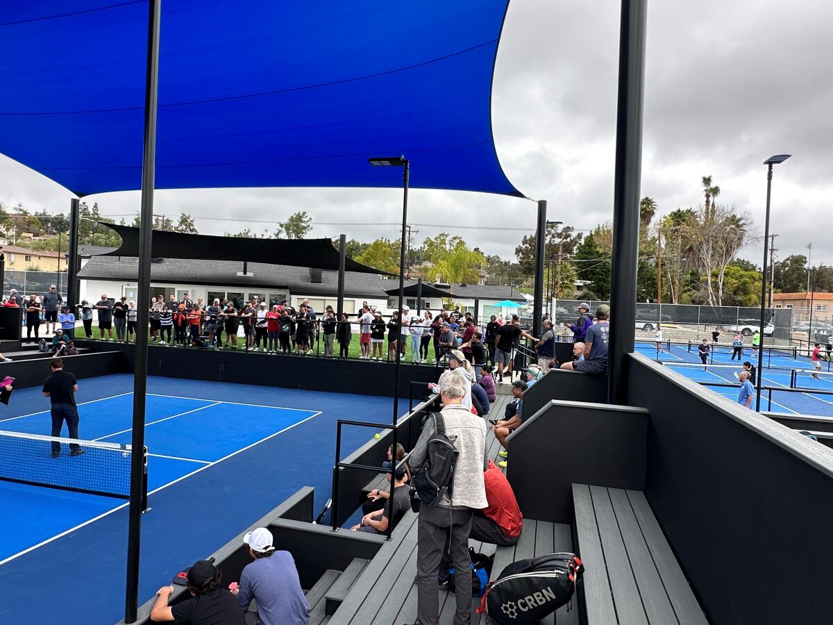 The Hub is a new private pickleball facility in Spring Valley.