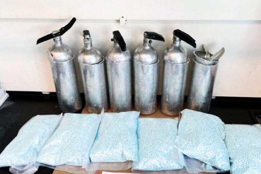 17 people have been charged in an alleged drug smuggling scheme which carried fentanyl and other drugs from Mexico to Los Angeles. (United States Department of Justice)