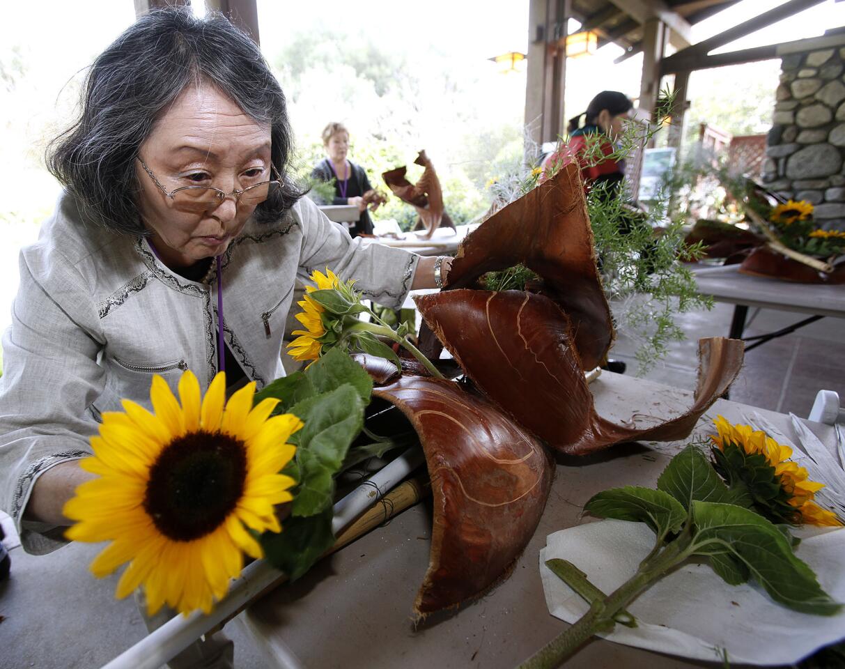 Photo Gallery: Worldwide Sogetsu Ikebana conference held at Descanso Gardens