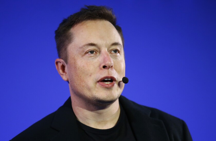 Tesla Motors CEO Elon Musk, shown in 2015, has a "master plan" for his company and for the future of electric vehicles and autonomous driving.