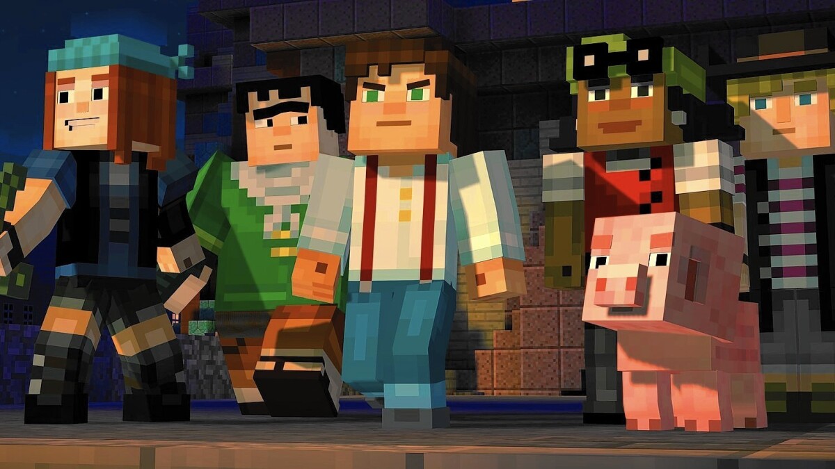 Minecraft Story Mode S Adventures Have Familiar Plots But Characters Worth Rooting For Los Angeles Times - creeper vs zombie song roblox id