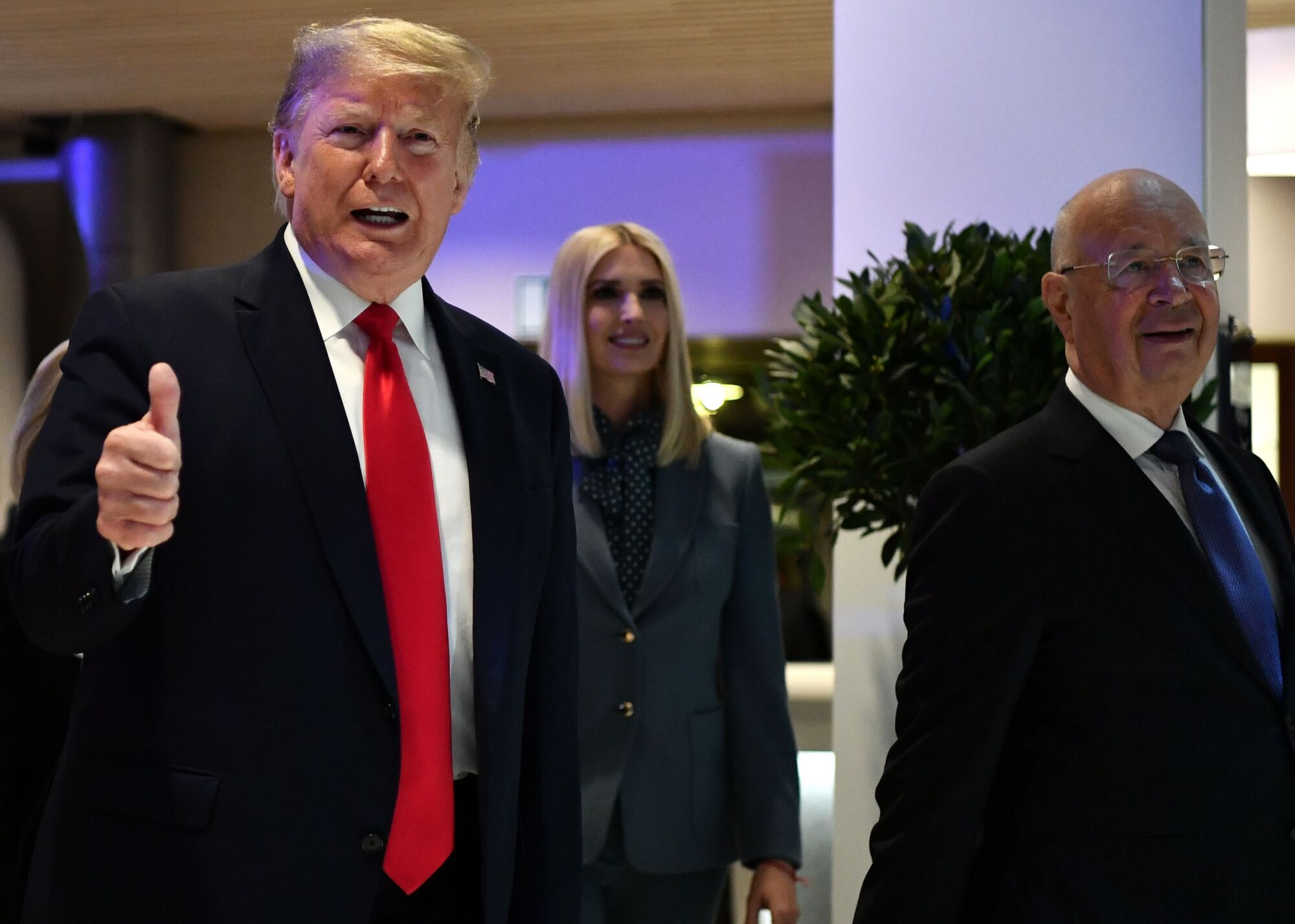 President Trump during the World Economic Forum in Davos, Switzerland