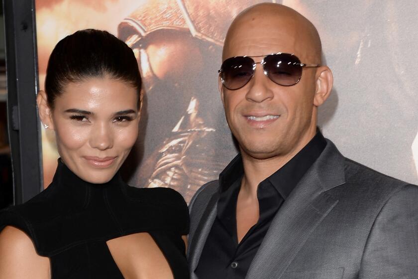 Paloma Jimenez and Vin Diesel, shown attending the 2013 premiere of "Riddick," have welcomed their third child together.