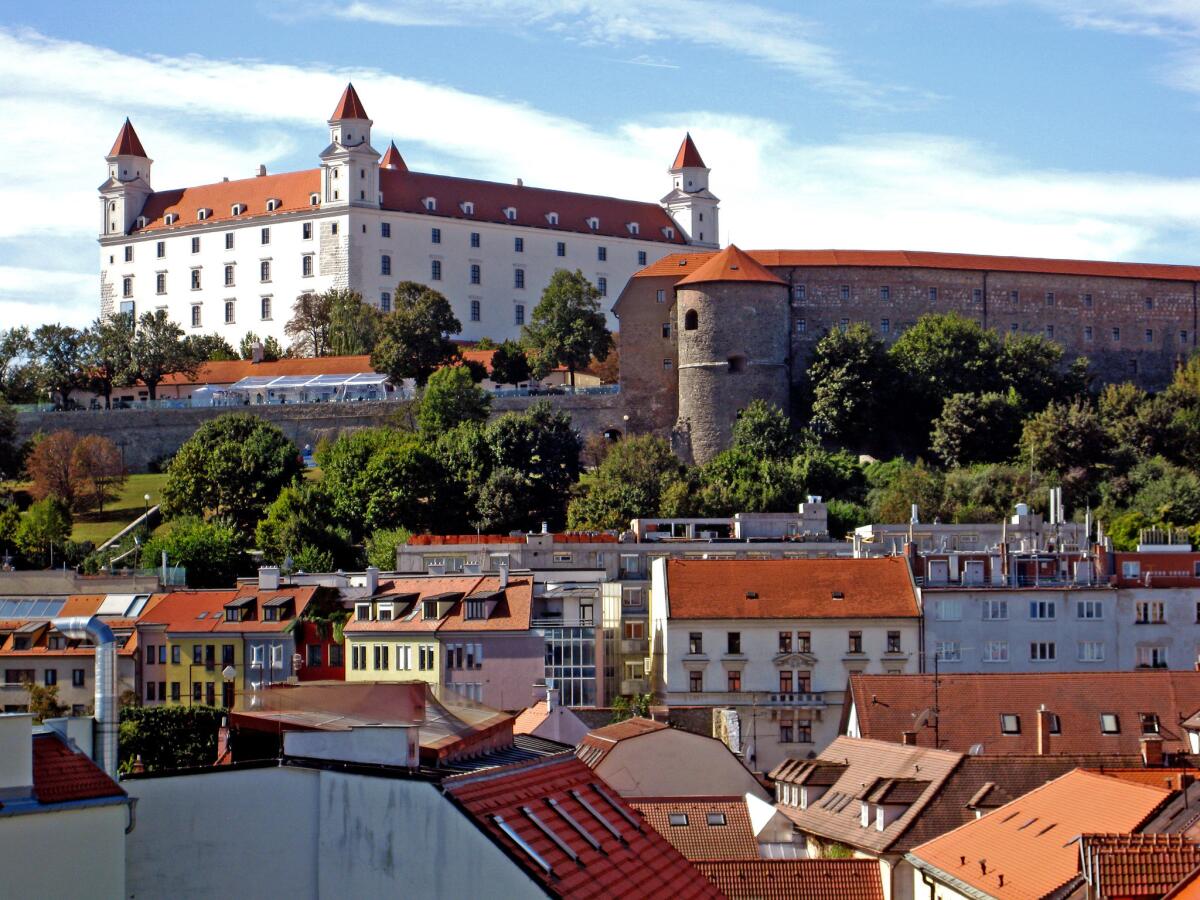 Bratislava Castle, overlooking the Slovakian city of the same name, is among the stops on five Amawaterways Danube River cruises for families set for 2016.