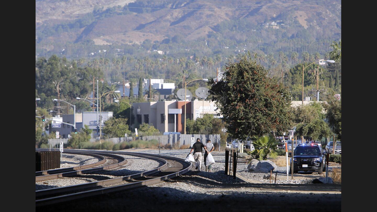 Photo Gallery: Metrolink's "Operation Clear Track" nabs railroad tracks violators
