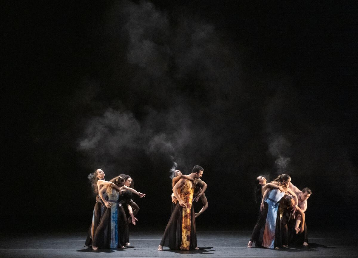 The Martha Graham Dance Company performs during "The Canticle for Innocent Comedians."