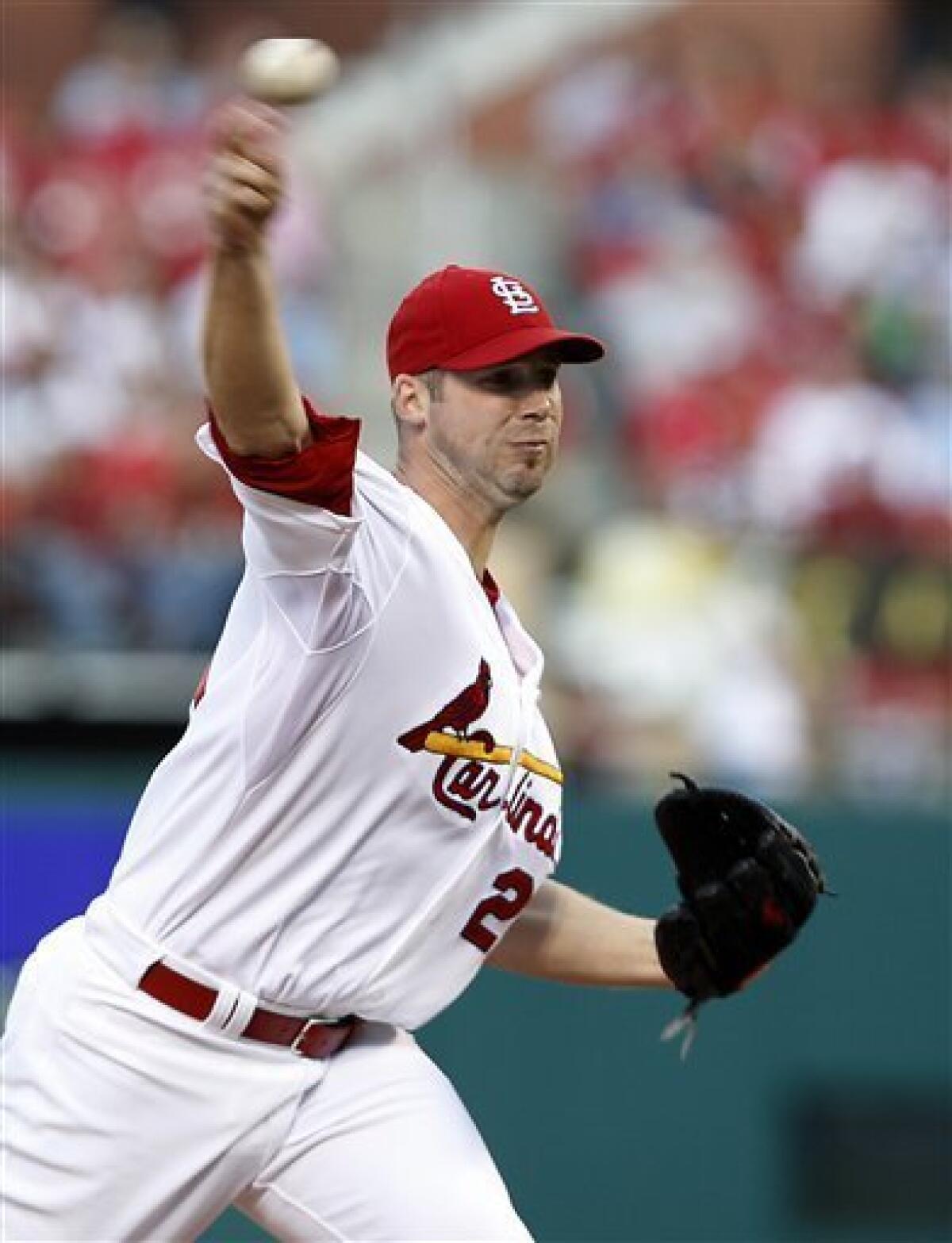 Chris Carpenter pitches St. Louis Cardinals past Washington Nationals for  2-1 lead 