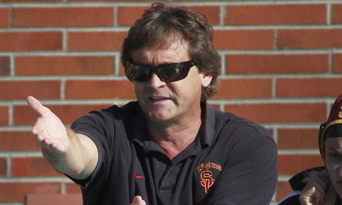 USC water polo Coach Jovan Vavic helped guide the women's and men's teams to NCAA titles in 2013.