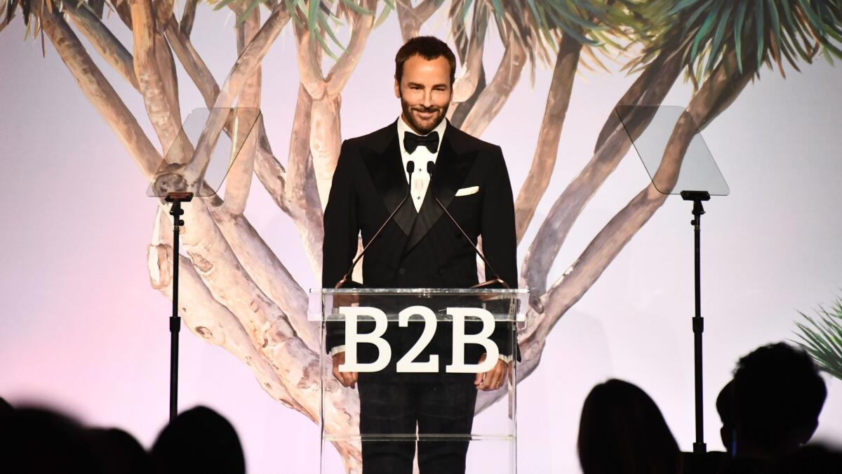 Tom Ford onstage during the Baby2Baby Gala.