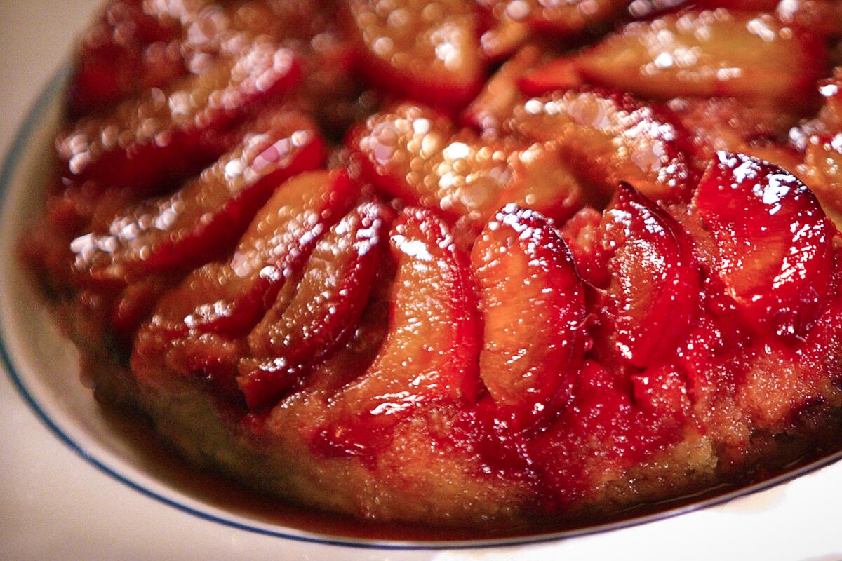 Plum Upside-Down Cake.