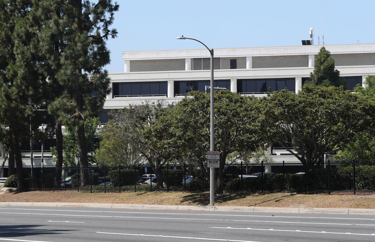 The Automobile Club of Southern California occupies a 29.5 acre parcel at 3333 Fairview Road.