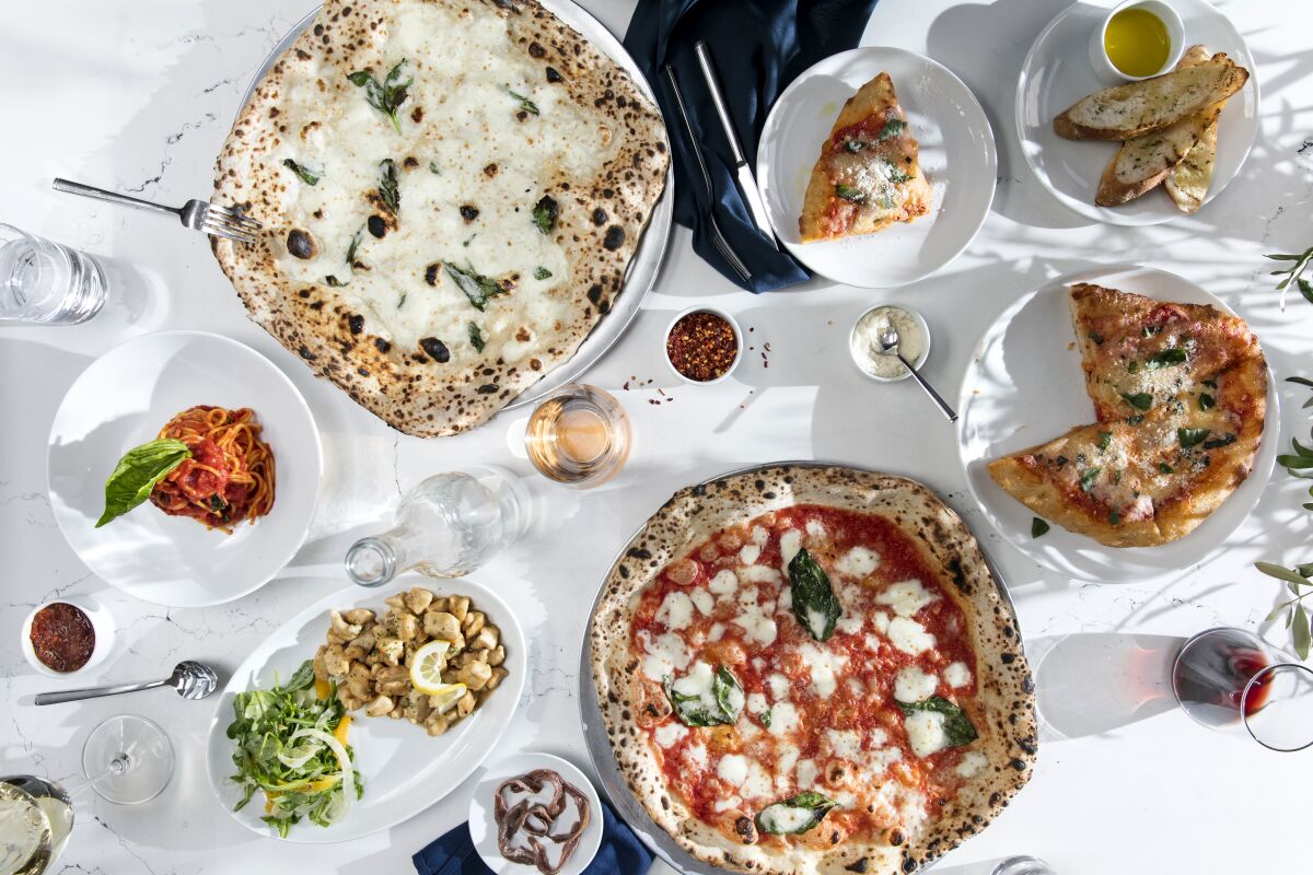 spread at Da Michele