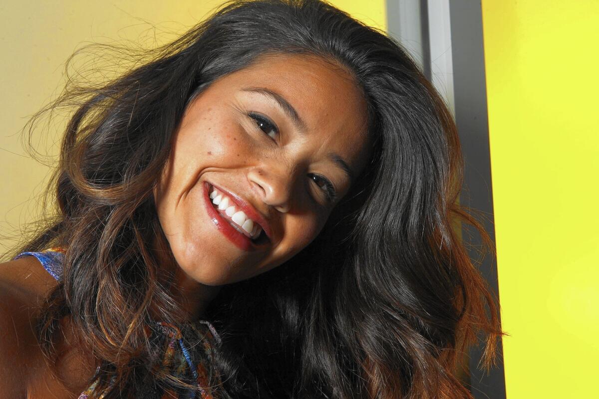 "I just kept thinking, 'I need a damn rainbow. When is my rainbow coming?'" said actress Gina Rodriguez, who is the star of the CW show "Jane the Virgin."