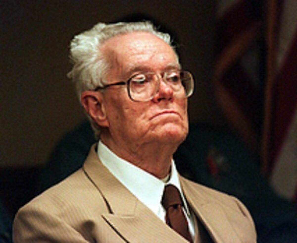 Howard Barton Unruh, shown in 1998, killed 13 people as he walked the streets of Camden, N.J., in a 1949 shooting rampage. He died Monday at 88.