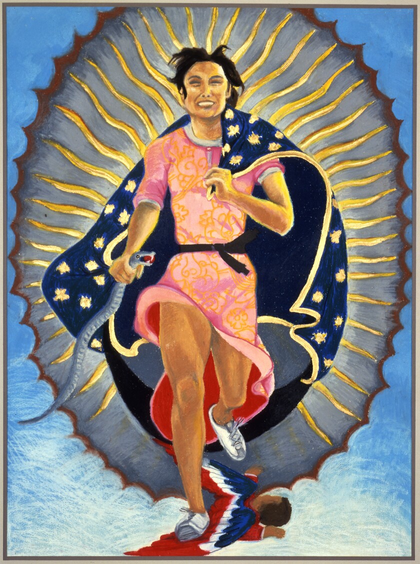 Yolanda López's Virgen de Gualdape series. (Yolanda López)