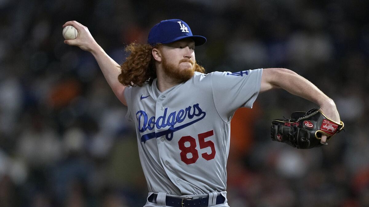 Dustin May excels in return from Tommy John surgery; Dodgers roll - Los  Angeles Times