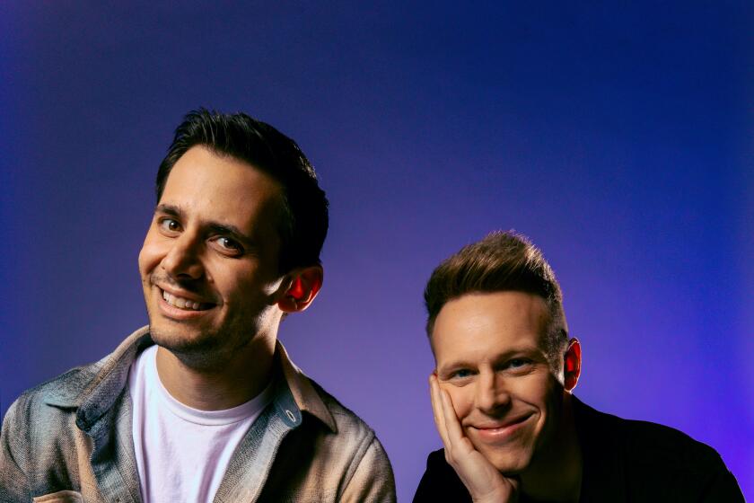 Benj Pasek and Justin Paul who wrote "Which of the Pickwick Triplets Did It?" for "Only Murders in the Building"
