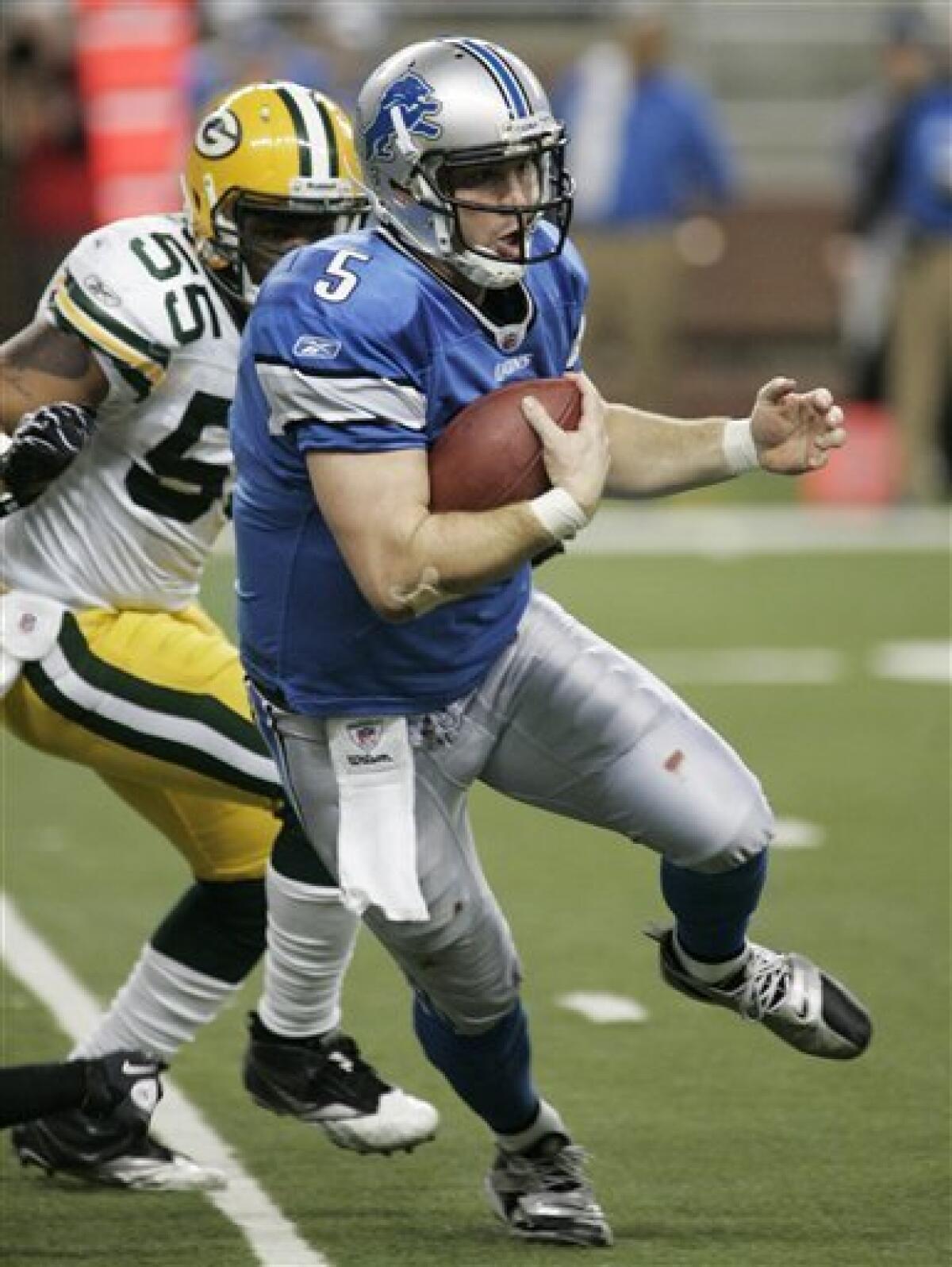 Rodgers hurt, Lions beat Packers 7-3 to snap skids - The San Diego  Union-Tribune