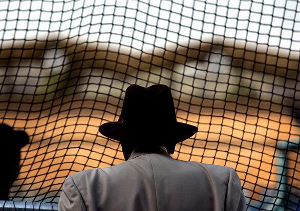 Don Newcombe, watching batting practice