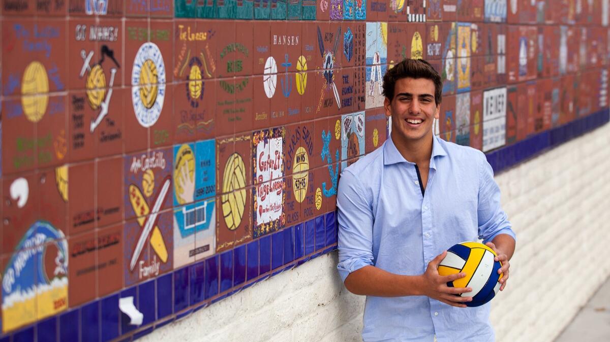Luca Cupido, the 2013 Daily Pilot Dream Team Boys' Water Polo Player of the Year and now a senior at Cal, helped his team back into the NCAA Tournament.