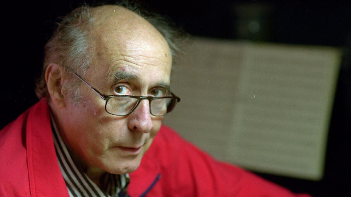 Henry Mancini, photographed at home in 1994. (Los Angeles Times)