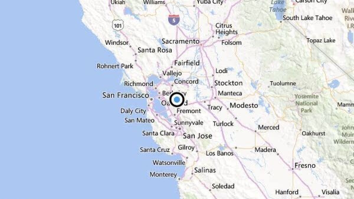san ramon california map Earthquake 3 0 Quake Strikes Near San Ramon Calif Los Angeles san ramon california map