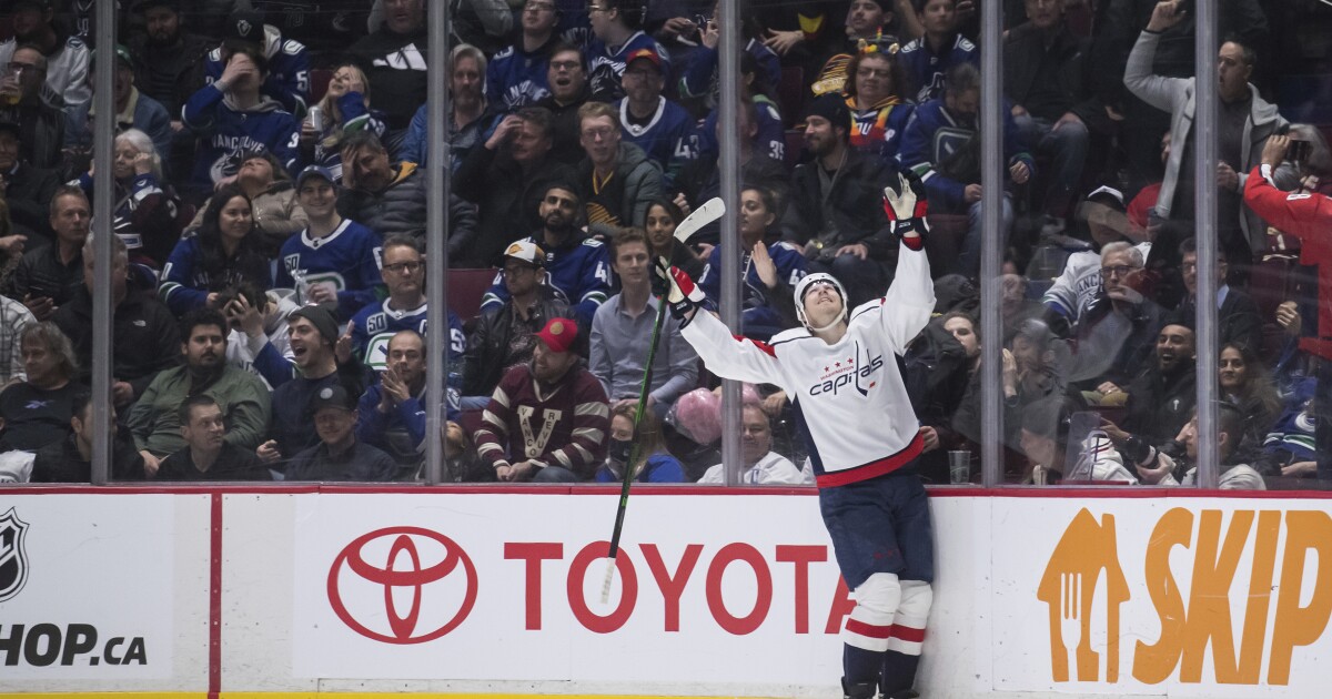 Skor Eller di PL saat Capitals mengalahkan Canucks 4-3