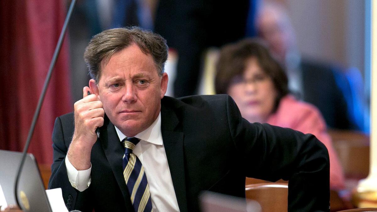 State Sen. Josh Newman (D-Fullerton) has raised $1.8 million to fight a threatened recall effort by Republicans.