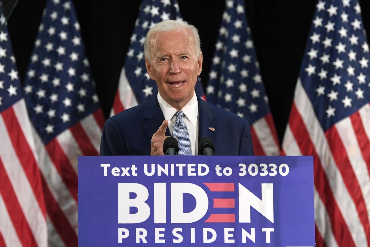 Biden formally nominated president San Diego Union-Tribune