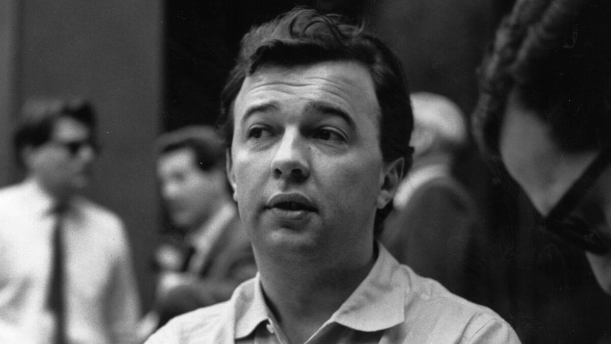 Theater director Peter Hall, pictured here in 1965, died Monday at the age 86.