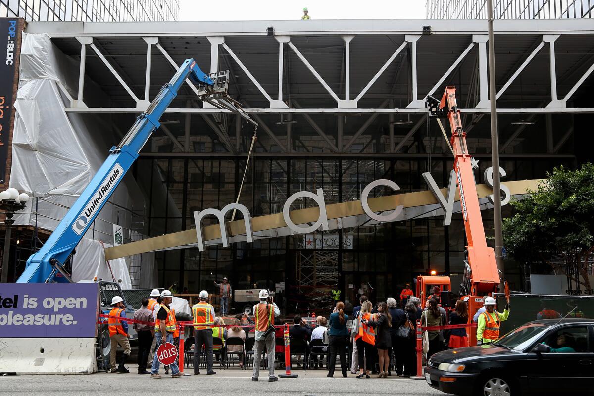 Construction starts at the Bloc, formerly known as Macy's Plaza