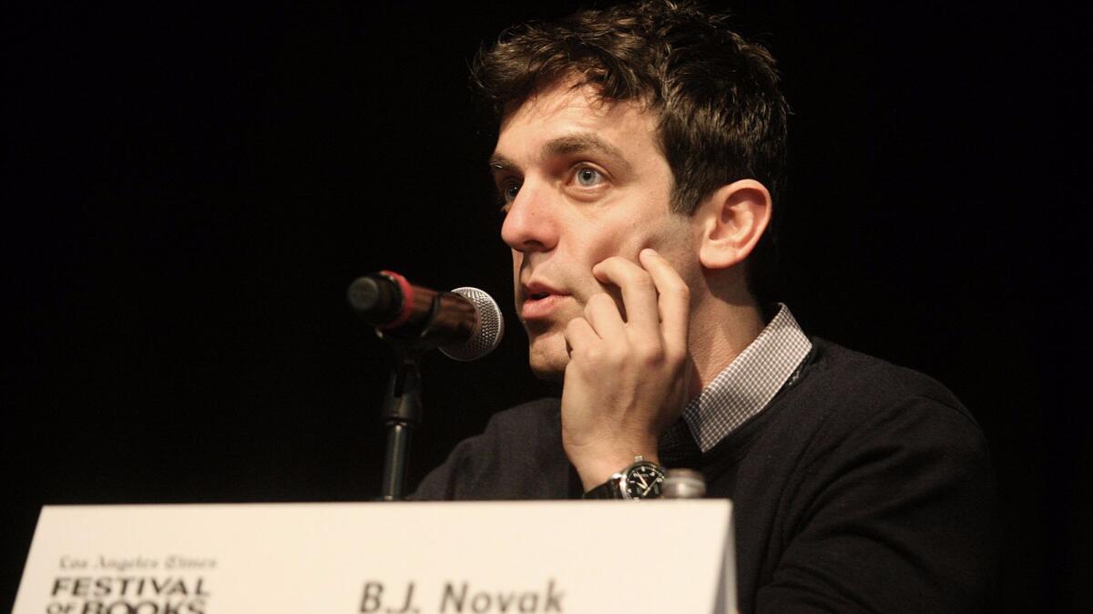 B.J. Novak at the LA Times Festival of Books in 2014.