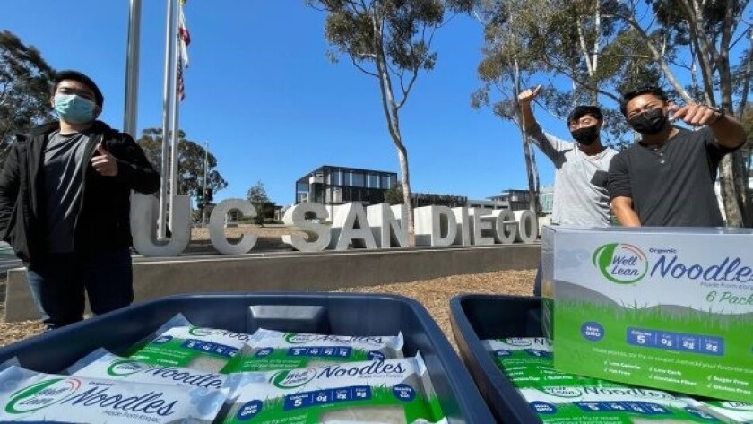 Employees of Well Lean are donating $10,000 of their products to the UC San Diego Food Pantry.