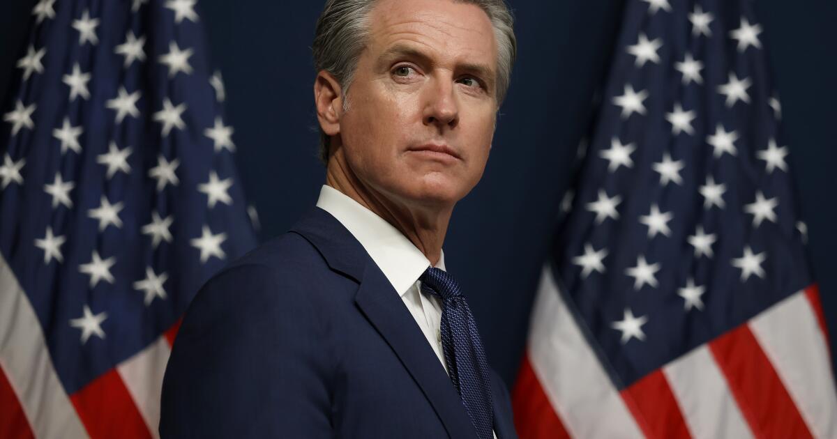 Commentary: Charlie Kirk gave young men something to believe in. Newsom wants to do the same