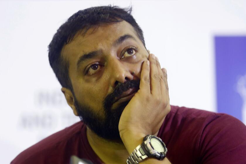 The producer of the Bollywood film "Udta Punjab," or "Flying Punjab," Anurag Kashyap, attends a news conference in Mumbai, India, on June 8, 2016.