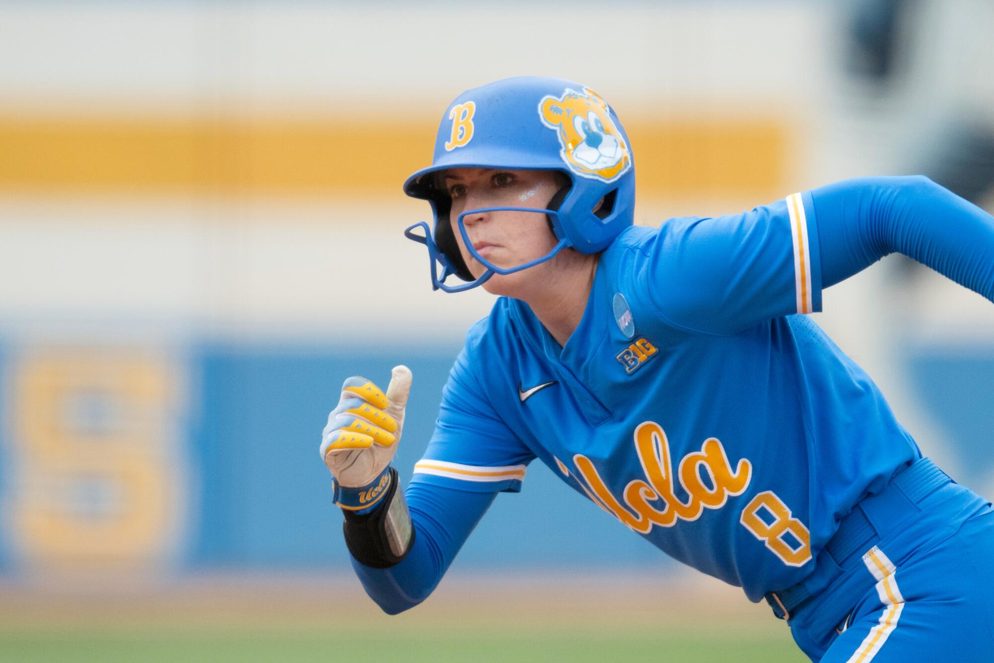 UCLA's Jessica Clements runs against UC Santa Barbara on May 16.