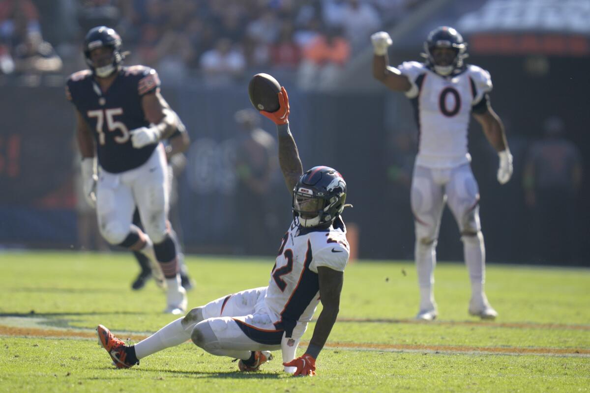 Russell Wilson throws 3 TDs, Broncos rally from 21 down to top Bears 31-28  - The San Diego Union-Tribune