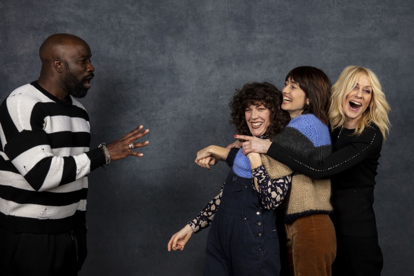 Actors Mike Colter and Jenn Tullock, director/actor Hannah Pearl Utt and actor Judith Light from the film "Before You Know It."
