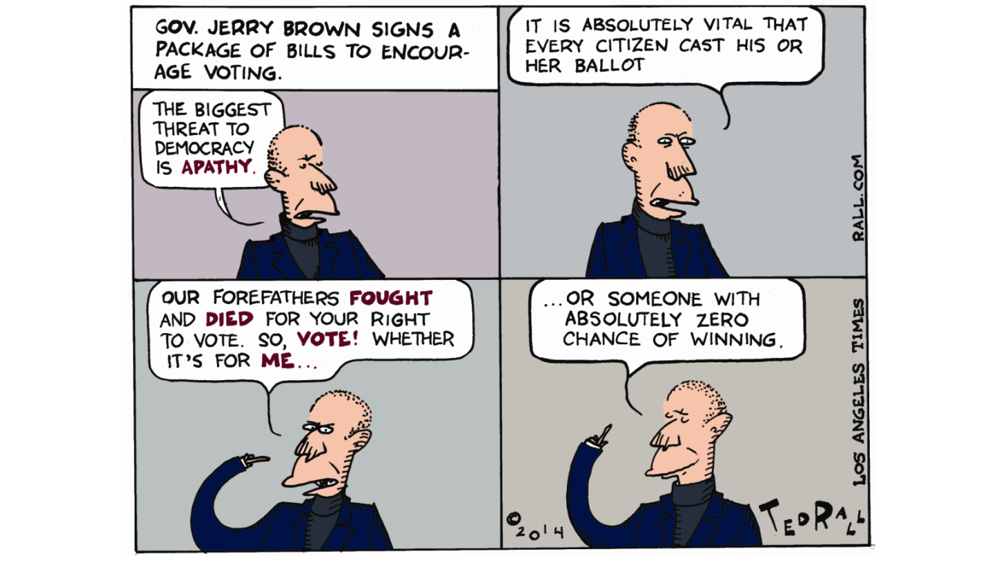 Gov. Jerry Brown wants you to vote