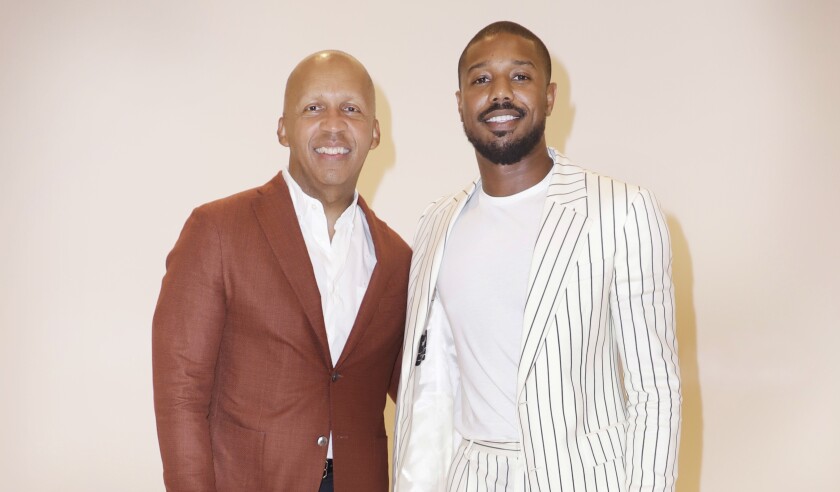 Michael B Jordan And The Real Life Lawyer He Plays In Just Mercy Los Angeles Times