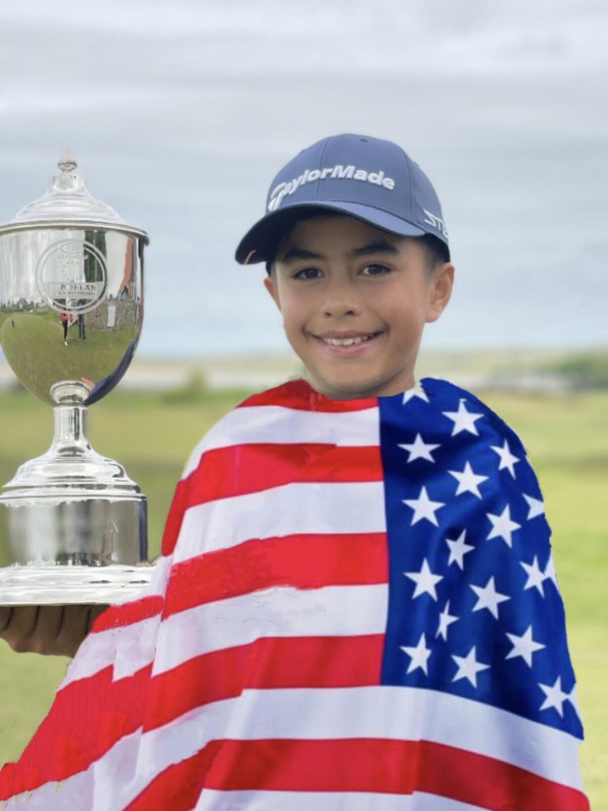 Kai Molina won the U.S. Kids Golf European Championship