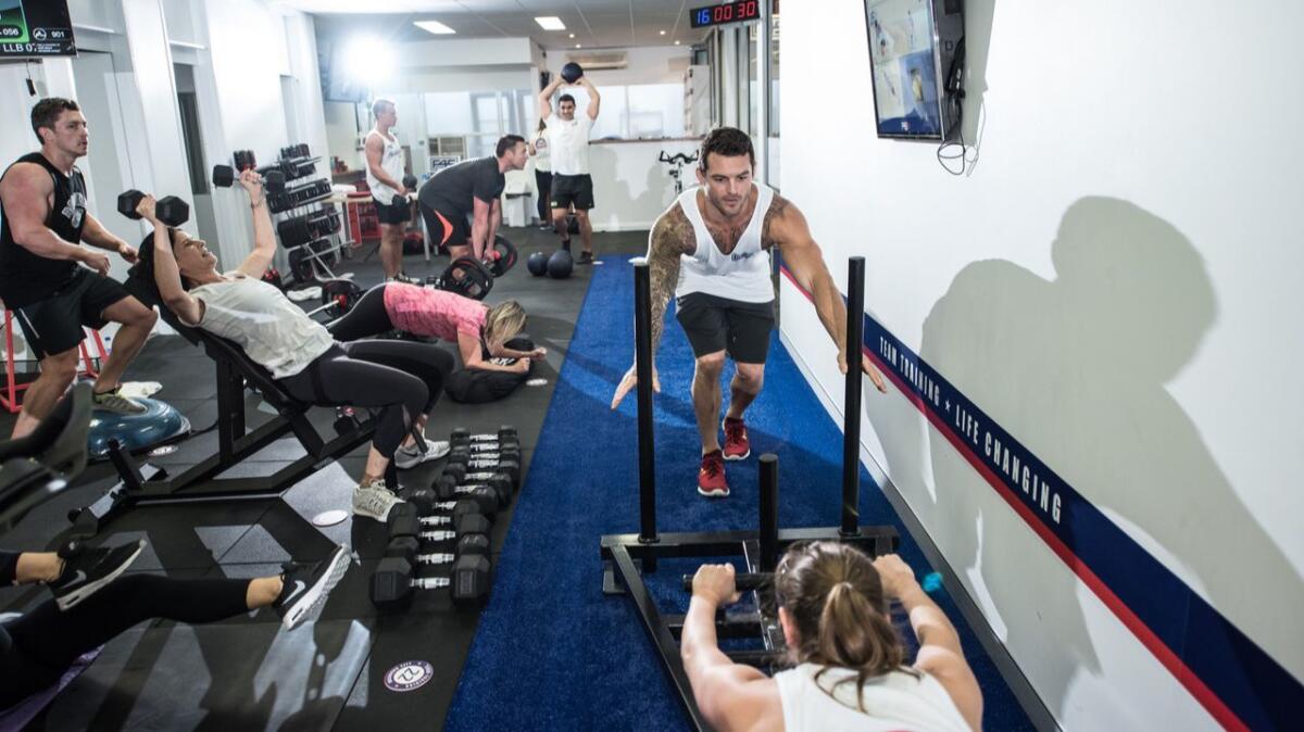 Workouts at the new F45 Training studios are designed to work multiple groups simultaneously. (F45 Training)