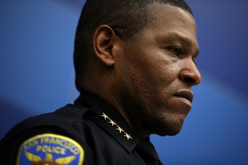 2018 photo of San Francisco police chief William Scott